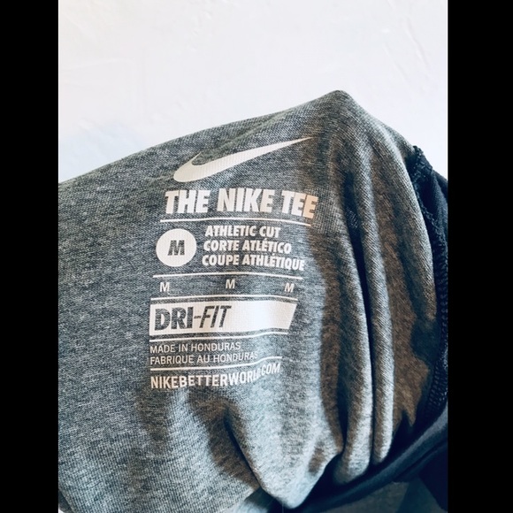 Nike Gray & Black Baseball Dri-Fit Tee - Picture 5 of 6